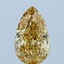 2.01 Ct. Fancy Intense Yellow Pear Lab Grown Diamond