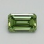 0.69 Ct. Fancy Vivid Green Emerald Lab Grown Diamond