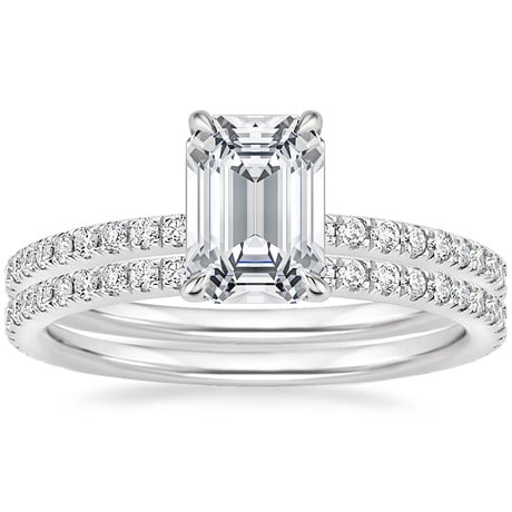18K White Gold Luxe Ballad Perfect Fit Diamond Bridal Set