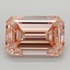 3.85 Ct. Fancy Intense  Pink Emerald Lab Grown Diamond