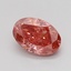 0.81 Ct. Fancy Vivid Pink Oval Lab Grown Diamond