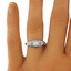 The d'Orsay Ring, smalltop view on a hand