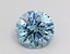 1.02 Ct. Fancy Vivid Blue Round Lab Grown Diamond