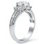 The Hariette Ring, smalltop view on a hand