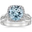 18KW Aquamarine Petite Twisted Vine Halo Diamond Bridal Set (1/3 ct. tw.), smalltop view