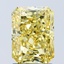 2.04 Ct. Fancy Vivid Yellow Radiant Lab Grown Diamond