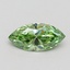 0.70 Ct. Fancy Vivid Green Marquise Lab Grown Diamond