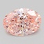 1.99 Ct. Fancy Intense Pink Oval Lab Grown Diamond