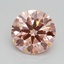 1.31 Ct. Fancy Intense Pink Round Lab Grown Diamond