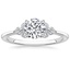 18K White Gold Luxe Melody Diamond Ring (1/5 ct. tw.), smalltop view