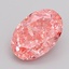 1.72 Ct. Fancy Vivid Pink Oval Lab Grown Diamond