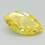 0.89 Ct. Fancy Vivid Yellow Marquise Lab Grown Diamond