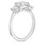 Platinum Luxe Selene Three Stone Diamond Ring (2/3 ct. tw.), smallside view