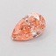 1.24 Ct. Fancy Intense Brownish Orange Pear Lab Grown Diamond