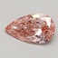 0.50 Ct. Fancy Vivid Pink Pear Lab Grown Diamond