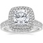 18K White Gold Soleil Diamond Ring with Luxe Ballad Diamond Ring (1/4 ct. tw.)
