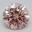 3.14 Ct. Fancy Intense Pink Round Lab Grown Diamond