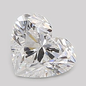 Heart diamond — real photo
