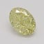0.77 Ct. Fancy Yellow Oval Diamond