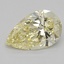 1.04 Ct. Fancy Yellow Pear Lab Grown Diamond