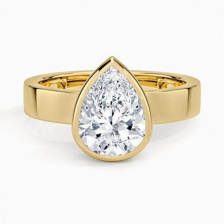 Peyton Bezel Diamond Solitaire Ring
