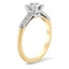 The Golden Gate Ring, smalltop view on a hand
