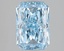 2.10 Ct. Fancy Vivid Blue Radiant Lab Grown Diamond