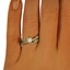 The Ulena Matched Set, smalltop view on a hand