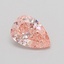 0.58 Ct. Fancy Vivid Pink Pear Lab Grown Diamond