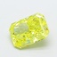 1.51 Ct. Fancy Vivid  Yellow Radiant Lab Grown Diamond