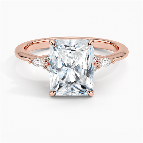 14K Rose Gold Nadia Diamond Ring