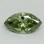 1.05 Ct. Fancy Vivid Green Marquise Lab Grown Diamond