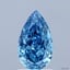 1.54 Ct. Fancy Vivid Blue Oval Lab Grown Diamond