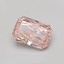 0.54 Ct. Fancy Intense Pink Radiant Lab Grown Diamond