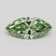 0.51 Ct. Fancy Vivid Pacific Green Marquise Lab Grown Diamond
