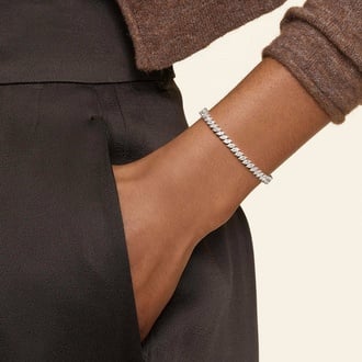 Marquise Lab Diamond Tennis Bracelet (8 1/3 ct. tw.)