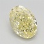 1.30 Ct. Fancy Yellow Oval Lab Grown Diamond