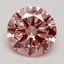 2.00 Ct. Fancy Intense Pink Round Lab Grown Diamond