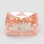 8.07 Ct. Fancy Vivid Pink Cushion Lab Grown Diamond