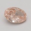 1.08 Ct. Fancy Vivid Pink Oval Lab Grown Diamond