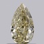 0.56 Ct. Light Yellow Pear Lab Grown Diamond