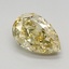 2.03 Ct. Fancy Intense  Yellow Pear Lab Grown Diamond
