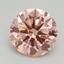 2.50 Ct. Fancy Intense Pink Round Lab Grown Diamond