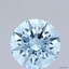1.87 Ct. Fancy Vivid Blue Round Lab Grown Diamond