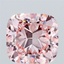 3.09 Ct. Fancy Intense Pink Cushion Lab Grown Diamond