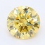 1.25 Ct. Fancy Intense Yellow Round Lab Grown Diamond