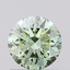0.92 Ct. Fancy Vivid Green Round Lab Grown Diamond