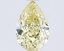 0.89 Ct. Fancy Intense  Yellow Pear Lab Grown Diamond
