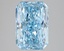 3.08 Ct. Fancy Vivid Blue Radiant Lab Grown Diamond