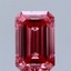 1.10 Ct. Fancy Vivid Pink Emerald Lab Grown Diamond